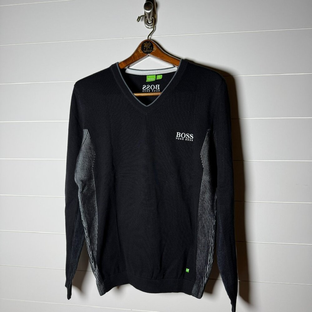 BOSS Black V-Neck Men's Sweater